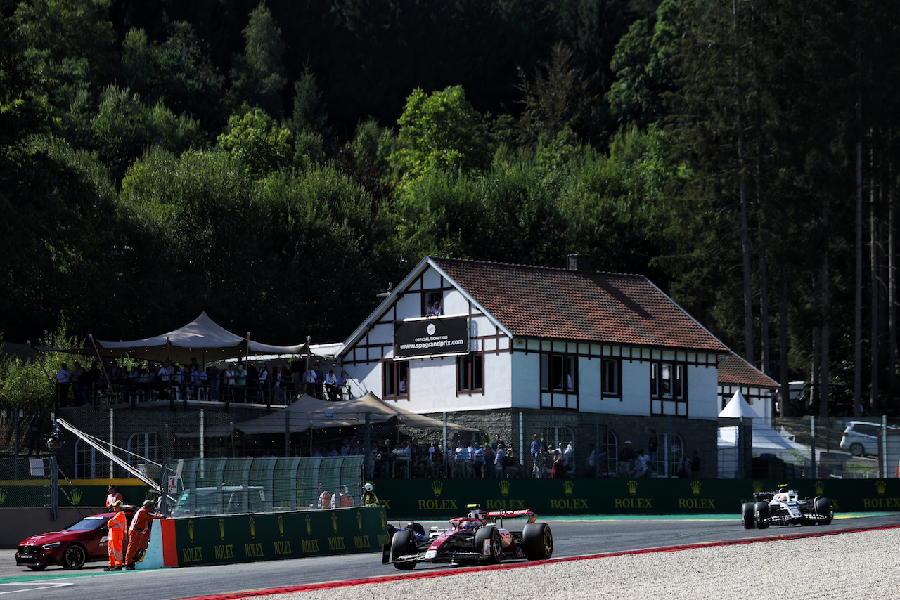 GP BELGIO, Guanyu Zhou (CHN) Alfa Romeo F1 Team C42.
28.08.2022. Formula 1 World Championship, Rd 14, Belgian Grand Prix, Spa Francorchamps, Belgium, Gara Day.
- www.xpbimages.com, EMail: requests@xpbimages.com © Copyright: Moy / XPB Images