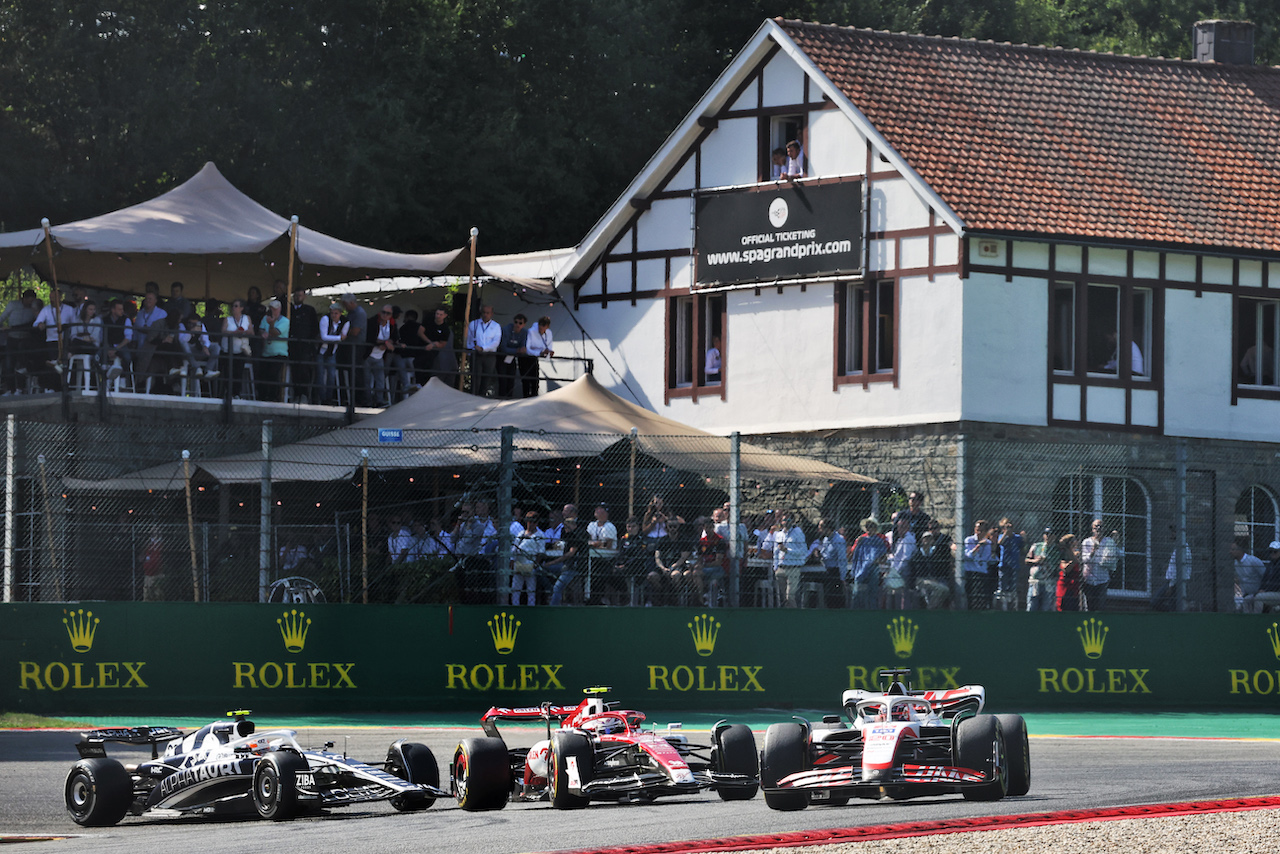 GP BELGIO, Kevin Magnussen (DEN) Haas VF-22.
28.08.2022. Formula 1 World Championship, Rd 14, Belgian Grand Prix, Spa Francorchamps, Belgium, Gara Day.
- www.xpbimages.com, EMail: requests@xpbimages.com © Copyright: Bearne / XPB Images