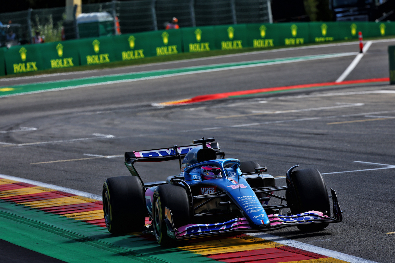 GP BELGIO, Fernando Alonso (ESP) Alpine F1 Team A522.
28.08.2022. Formula 1 World Championship, Rd 14, Belgian Grand Prix, Spa Francorchamps, Belgium, Gara Day.
- www.xpbimages.com, EMail: requests@xpbimages.com © Copyright: Batchelor / XPB Images