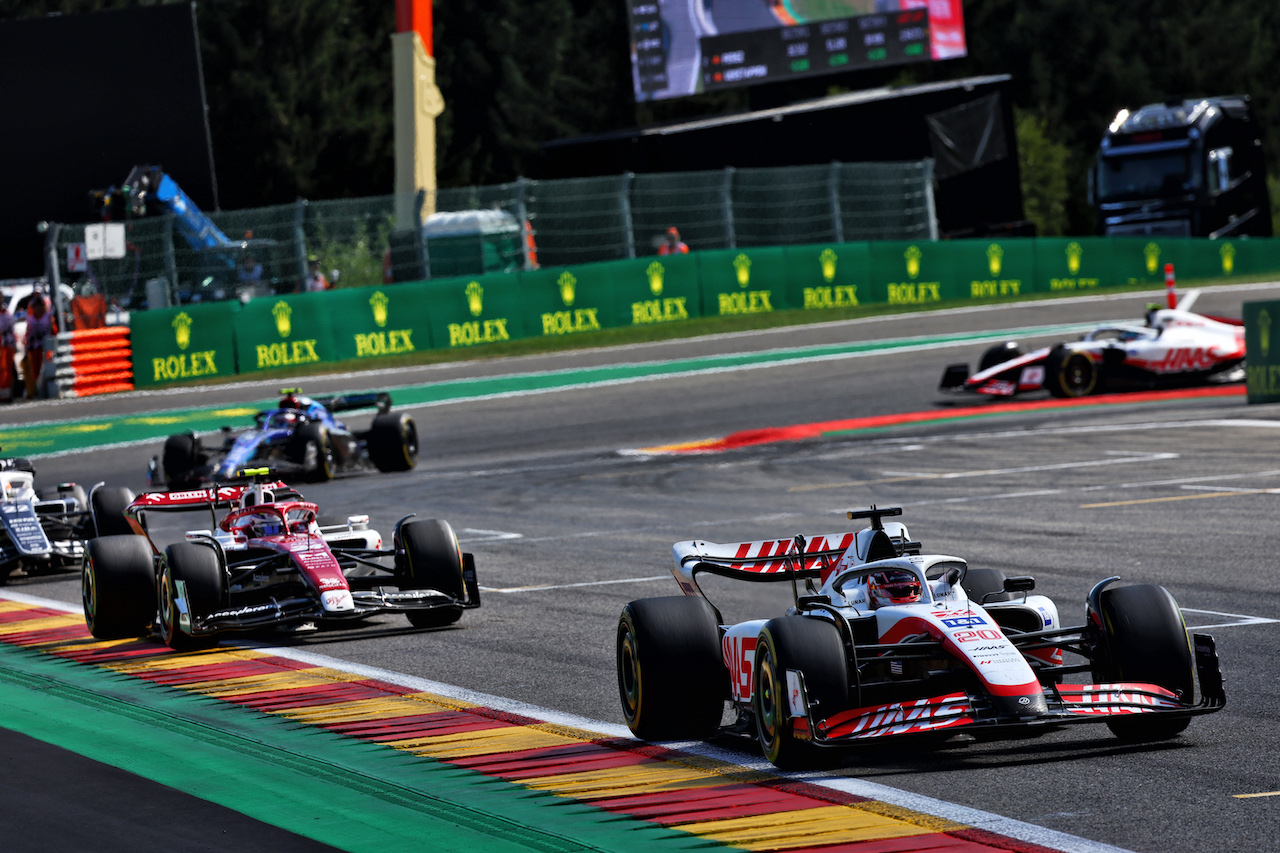 GP BELGIO, Kevin Magnussen (DEN) Haas VF-22.
28.08.2022. Formula 1 World Championship, Rd 14, Belgian Grand Prix, Spa Francorchamps, Belgium, Gara Day.
- www.xpbimages.com, EMail: requests@xpbimages.com © Copyright: Batchelor / XPB Images