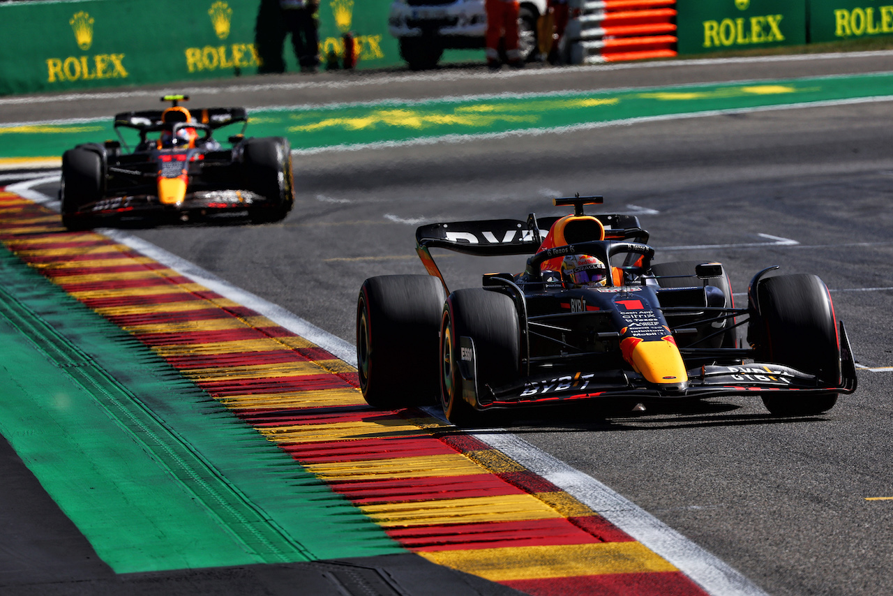 GP BELGIO, Max Verstappen (NLD) Red Bull Racing RB18.
28.08.2022. Formula 1 World Championship, Rd 14, Belgian Grand Prix, Spa Francorchamps, Belgium, Gara Day.
- www.xpbimages.com, EMail: requests@xpbimages.com © Copyright: Batchelor / XPB Images