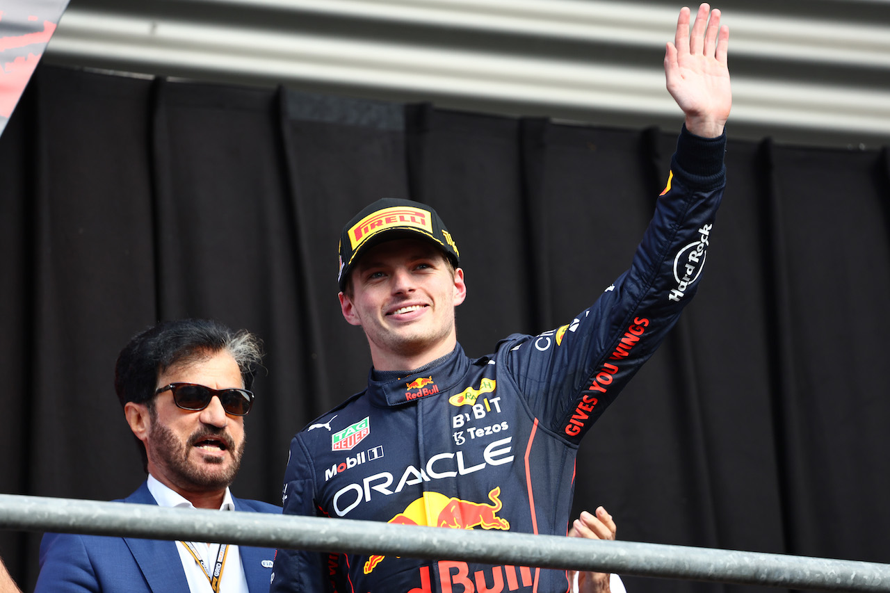 GP BELGIO, 1st place Max Verstappen (NLD) Red Bull Racing RB18.
28.08.2022. Formula 1 World Championship, Rd 14, Belgian Grand Prix, Spa Francorchamps, Belgium, Gara Day.
- www.xpbimages.com, EMail: requests@xpbimages.com ¬© Copyright: Batchelor / XPB Images