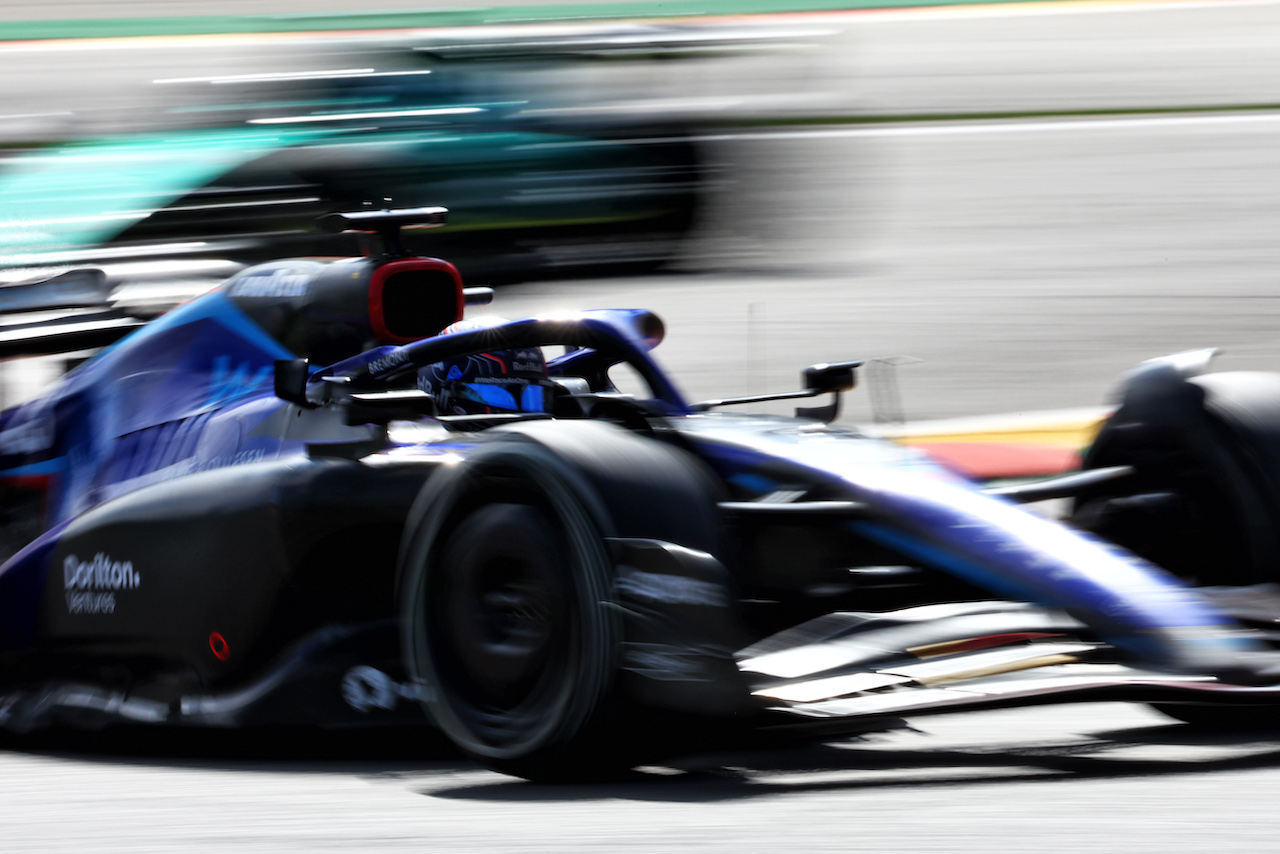 GP BELGIO, Alexander Albon (THA) Williams Racing FW44.

28.08.2022. Formula 1 World Championship, Rd 14, Belgian Grand Prix, Spa Francorchamps, Belgium, Gara Day.
- www.xpbimages.com, EMail: requests@xpbimages.com © Copyright: Batchelor / XPB Images