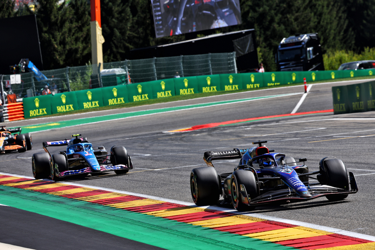 GP BELGIO, Alexander Albon (THA) Williams Racing FW44.
28.08.2022. Formula 1 World Championship, Rd 14, Belgian Grand Prix, Spa Francorchamps, Belgium, Gara Day.
- www.xpbimages.com, EMail: requests@xpbimages.com © Copyright: Batchelor / XPB Images