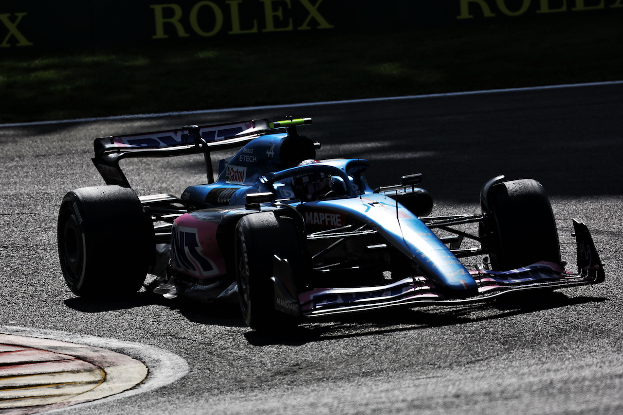 GP BELGIO, Esteban Ocon (FRA) Alpine F1 Team A522.
28.08.2022. Formula 1 World Championship, Rd 14, Belgian Grand Prix, Spa Francorchamps, Belgium, Gara Day.
- www.xpbimages.com, EMail: requests@xpbimages.com © Copyright: Bearne / XPB Images
