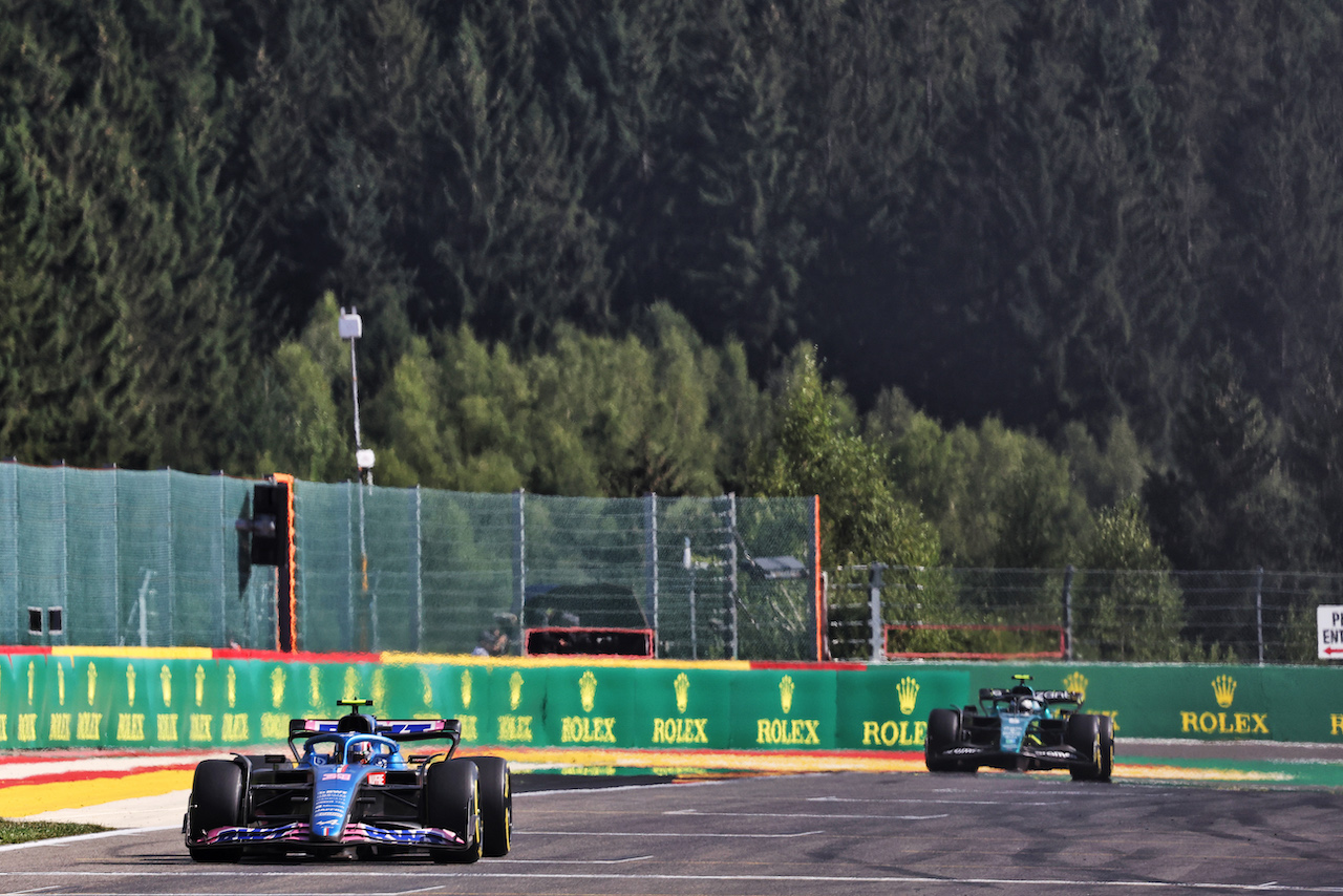 GP BELGIO, Esteban Ocon (FRA) Alpine F1 Team A522.
28.08.2022. Formula 1 World Championship, Rd 14, Belgian Grand Prix, Spa Francorchamps, Belgium, Gara Day.
- www.xpbimages.com, EMail: requests@xpbimages.com © Copyright: Bearne / XPB Images