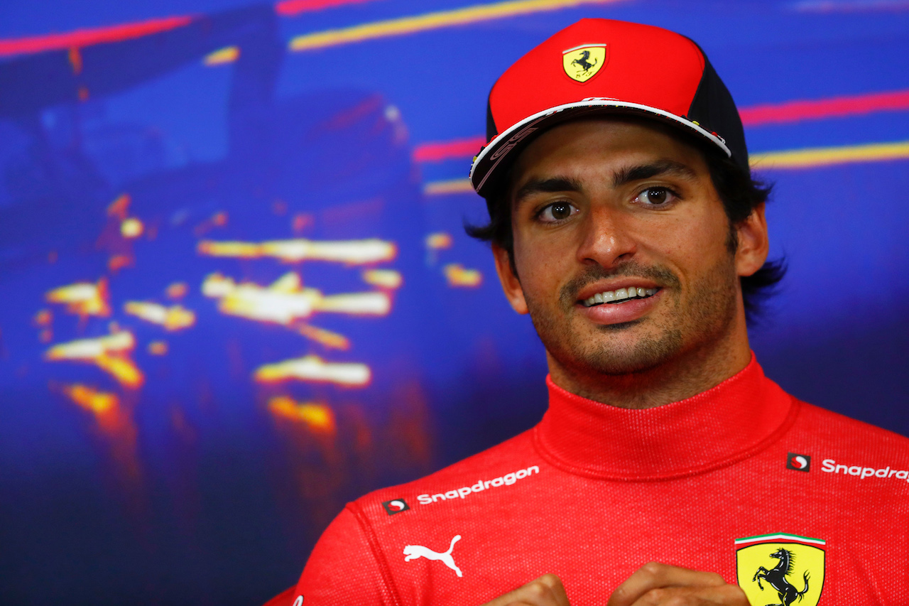 GP BELGIO, Carlos Sainz Jr (ESP) Ferrari in the post race FIA Press Conference.
28.08.2022. Formula 1 World Championship, Rd 14, Belgian Grand Prix, Spa Francorchamps, Belgium, Gara Day.
- www.xpbimages.com, EMail: requests@xpbimages.com © Copyright: XPB Images