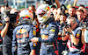 GP BELGIO, Gara winner Max Verstappen (NLD) Red Bull Racing in parc ferme with team mate Sergio Perez (MEX) Red Bull Racing.
28.08.2022. Formula 1 World Championship, Rd 14, Belgian Grand Prix, Spa Francorchamps, Belgium, Gara Day.
- www.xpbimages.com, EMail: requests@xpbimages.com © Copyright: Batchelor / XPB Images