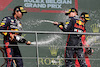 GP BELGIO, 1st place Max Verstappen (NLD) Red Bull Racing RB18, 2nd place Sergio Perez (MEX) Red Bull Racing RB18 e 3rd place Carlos Sainz Jr (ESP) Ferrari F1-75.
28.08.2022. Formula 1 World Championship, Rd 14, Belgian Grand Prix, Spa Francorchamps, Belgium, Gara Day.
- www.xpbimages.com, EMail: requests@xpbimages.com ¬© Copyright: Batchelor / XPB Images