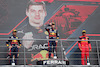 GP BELGIO, 1st place Max Verstappen (NLD) Red Bull Racing RB18, 2nd place Sergio Perez (MEX) Red Bull Racing RB18 e 3rd place Carlos Sainz Jr (ESP) Ferrari F1-75.
28.08.2022. Formula 1 World Championship, Rd 14, Belgian Grand Prix, Spa Francorchamps, Belgium, Gara Day.
- www.xpbimages.com, EMail: requests@xpbimages.com ¬© Copyright: Batchelor / XPB Images