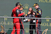 GP BELGIO, (L to R): Carlos Sainz Jr (ESP) Ferrari; Sergio Perez (MEX) Red Bull Racing; e vincitore Max Verstappen (NLD) Red Bull Racing on the podium.
28.08.2022. Formula 1 World Championship, Rd 14, Belgian Grand Prix, Spa Francorchamps, Belgium, Gara Day.
- www.xpbimages.com, EMail: requests@xpbimages.com © Copyright: Bearne / XPB Images