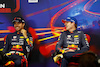 GP BELGIO, (L to R): Sergio Perez (MEX) Red Bull Racing e Max Verstappen (NLD) Red Bull Racing, in the post race FIA Press Conference.
28.08.2022. Formula 1 World Championship, Rd 14, Belgian Grand Prix, Spa Francorchamps, Belgium, Gara Day.
- www.xpbimages.com, EMail: requests@xpbimages.com © Copyright: XPB Images