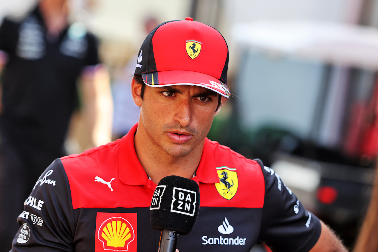 GP BELGIO, Carlos Sainz Jr (ESP) Ferrari.
25.08.2022. Formula 1 World Championship, Rd 14, Belgian Grand Prix, Spa Francorchamps, Belgium, Preparation Day.
- www.xpbimages.com, EMail: requests@xpbimages.com © Copyright: Moy / XPB Images