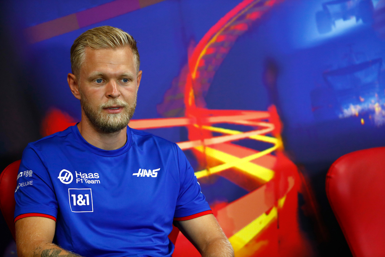 GP BELGIO, Kevin Magnussen (DEN) Haas F1 Team in the FIA Press Conference.
25.08.2022. Formula 1 World Championship, Rd 14, Belgian Grand Prix, Spa Francorchamps, Belgium, Preparation Day.
- www.xpbimages.com, EMail: requests@xpbimages.com © Copyright: XPB Images