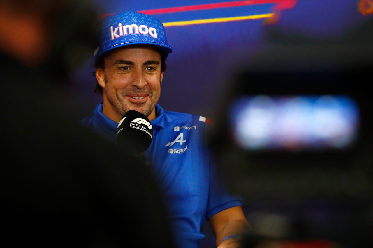 GP BELGIO, Fernando Alonso (ESP) Alpine F1 Team in the FIA Press Conference.
25.08.2022. Formula 1 World Championship, Rd 14, Belgian Grand Prix, Spa Francorchamps, Belgium, Preparation Day.
- www.xpbimages.com, EMail: requests@xpbimages.com © Copyright: XPB Images