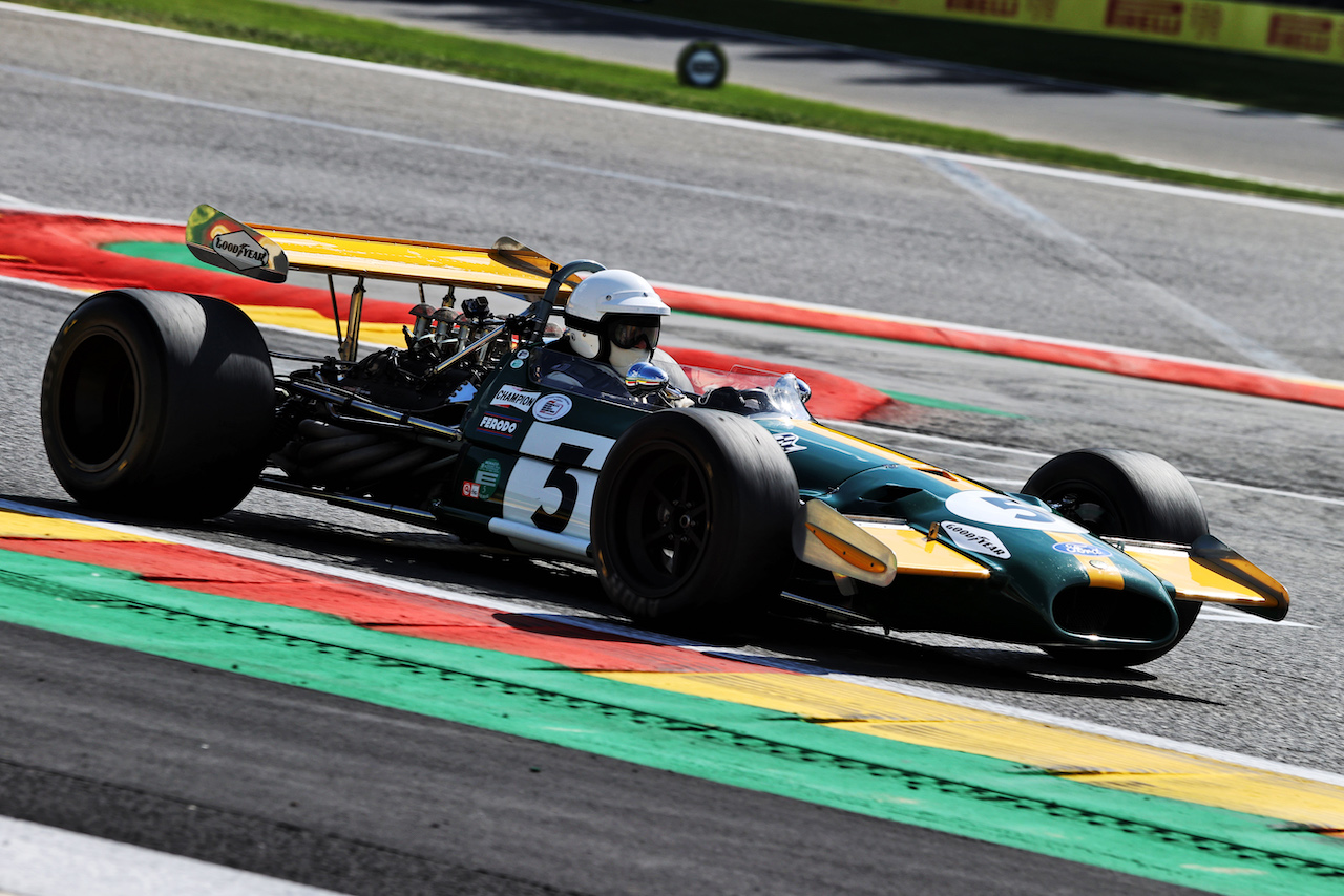 GP BELGIO, A historic F1 car.
25.08.2022. Formula 1 World Championship, Rd 14, Belgian Grand Prix, Spa Francorchamps, Belgium, Preparation Day.
- www.xpbimages.com, EMail: requests@xpbimages.com © Copyright: Moy / XPB Images