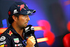 GP BELGIO, Sergio Perez (MEX) Red Bull Racing in the FIA Press Conference.
25.08.2022. Formula 1 World Championship, Rd 14, Belgian Grand Prix, Spa Francorchamps, Belgium, Preparation Day.
- www.xpbimages.com, EMail: requests@xpbimages.com © Copyright: XPB Images