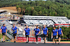 GP BELGIO, Mick Schumacher (GER) Haas F1 Team walks the circuit with the team.
25.08.2022. Formula 1 World Championship, Rd 14, Belgian Grand Prix, Spa Francorchamps, Belgium, Preparation Day.
- www.xpbimages.com, EMail: requests@xpbimages.com © Copyright: Moy / XPB Images