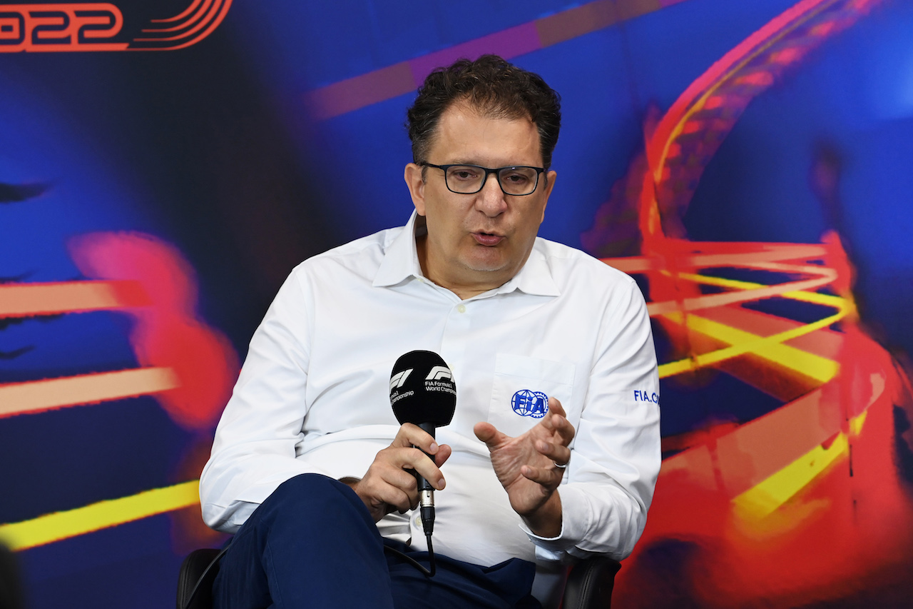 GP BELGIO, Nicholas Tombazis (GRE) FIA Head of Single-Seater Technical Matters in the FIA Press Conference.
27.08.2022. Formula 1 World Championship, Rd 14, Belgian Grand Prix, Spa Francorchamps, Belgium, Qualifiche Day.
- www.xpbimages.com, EMail: requests@xpbimages.com © Copyright: XPB Images