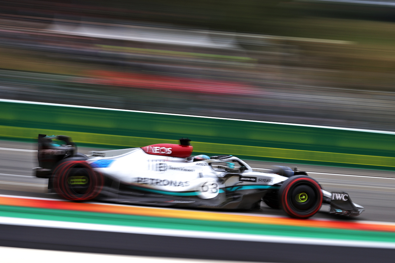 GP BELGIO, George Russell (GBR) Mercedes AMG F1 W13.
27.08.2022. Formula 1 World Championship, Rd 14, Belgian Grand Prix, Spa Francorchamps, Belgium, Qualifiche Day.
- www.xpbimages.com, EMail: requests@xpbimages.com © Copyright: Moy / XPB Images