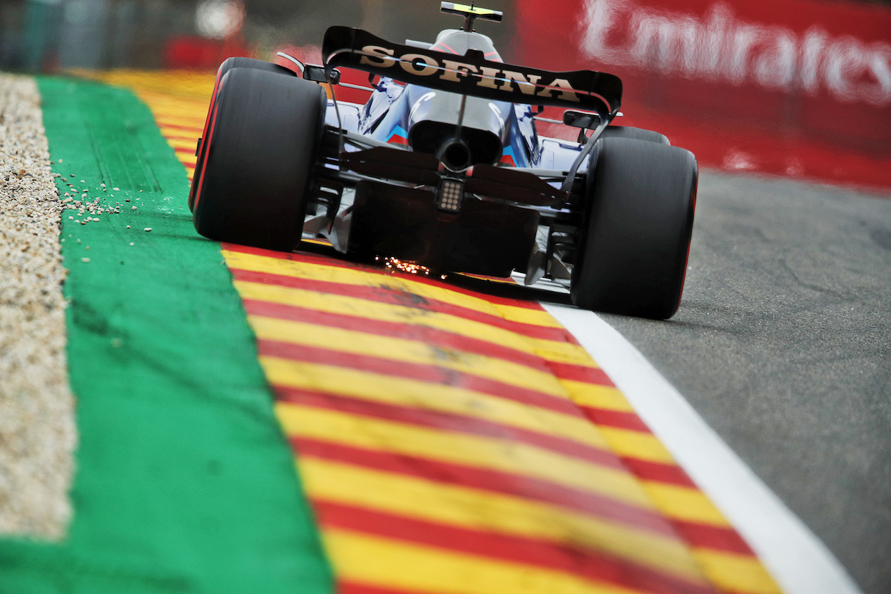 GP BELGIO, Nicholas Latifi (CDN) Williams Racing FW44.
27.08.2022. Formula 1 World Championship, Rd 14, Belgian Grand Prix, Spa Francorchamps, Belgium, Qualifiche Day.
 - www.xpbimages.com, EMail: requests@xpbimages.com © Copyright: Coates / XPB Images