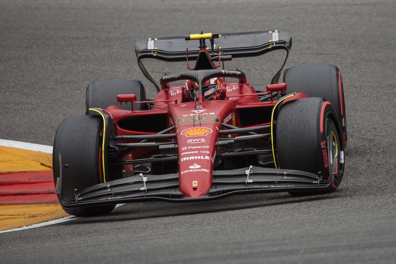 GP BELGIO, Carlos Sainz Jr (ESP) Ferrari F1-75.
27.08.2022. Formula 1 World Championship, Rd 14, Belgian Grand Prix, Spa Francorchamps, Belgium, Qualifiche Day.
- www.xpbimages.com, EMail: requests@xpbimages.com © Copyright: Bearne / XPB Images