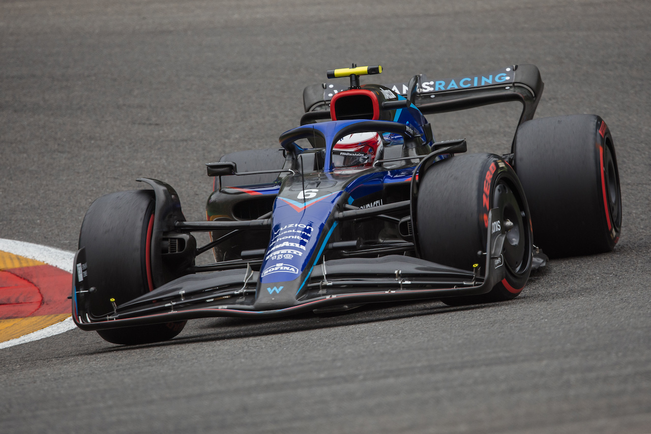 GP BELGIO, Nicholas Latifi (CDN) Williams Racing FW44.
27.08.2022. Formula 1 World Championship, Rd 14, Belgian Grand Prix, Spa Francorchamps, Belgium, Qualifiche Day.
- www.xpbimages.com, EMail: requests@xpbimages.com © Copyright: Bearne / XPB Images
