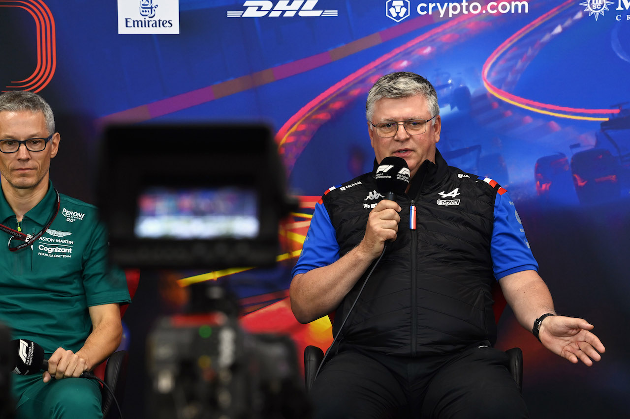 GP BELGIO, Otmar Szafnauer (USA) Alpine F1 Team, Team Principal in the FIA Press Conference.
27.08.2022. Formula 1 World Championship, Rd 14, Belgian Grand Prix, Spa Francorchamps, Belgium, Qualifiche Day.
- www.xpbimages.com, EMail: requests@xpbimages.com © Copyright: XPB Images