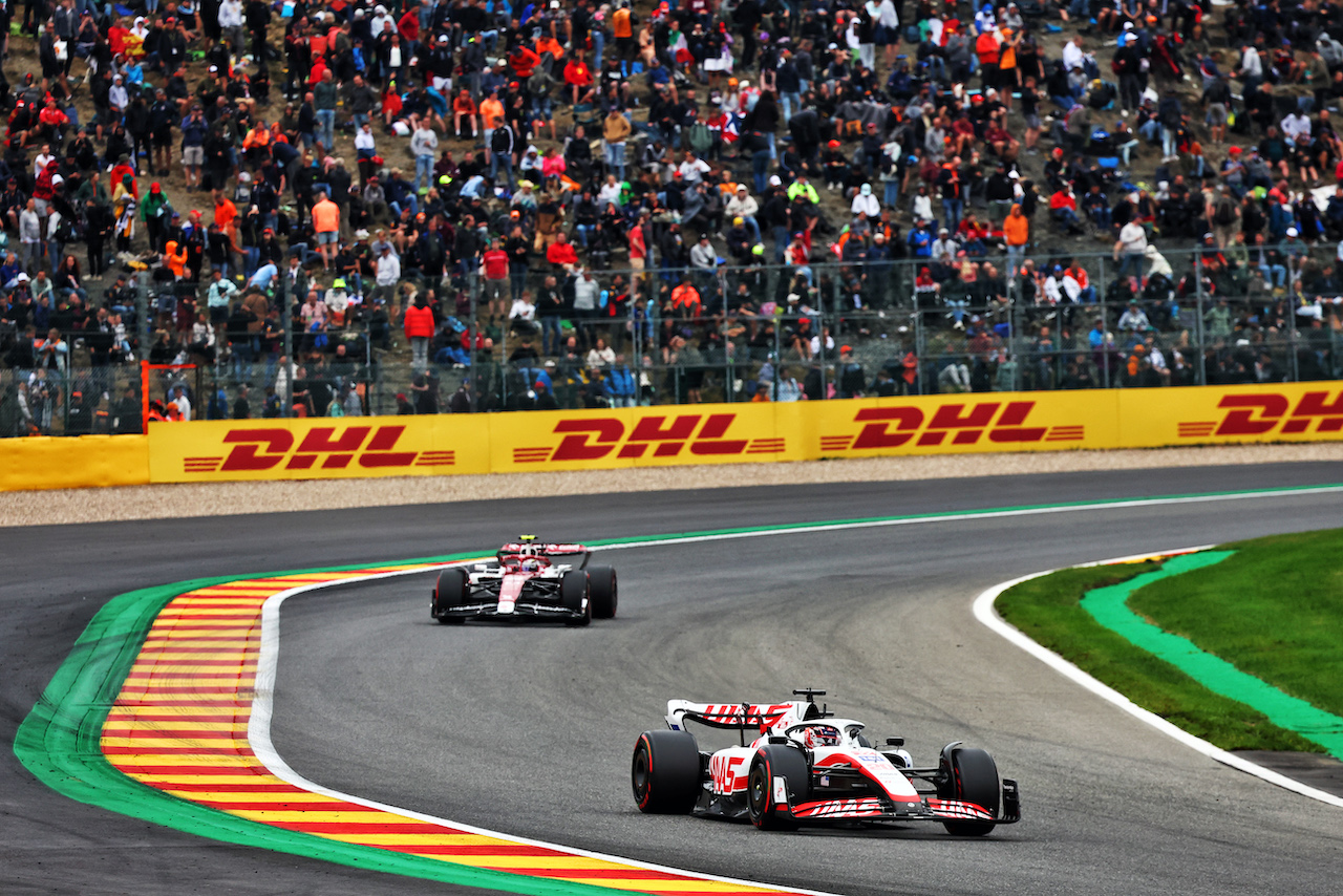 GP BELGIO, Kevin Magnussen (DEN) Haas VF-22.
27.08.2022. Formula 1 World Championship, Rd 14, Belgian Grand Prix, Spa Francorchamps, Belgium, Qualifiche Day.
- www.xpbimages.com, EMail: requests@xpbimages.com © Copyright: Batchelor / XPB Images