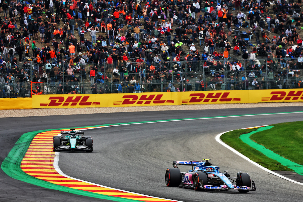 GP BELGIO, Esteban Ocon (FRA) Alpine F1 Team A522.
27.08.2022. Formula 1 World Championship, Rd 14, Belgian Grand Prix, Spa Francorchamps, Belgium, Qualifiche Day.
- www.xpbimages.com, EMail: requests@xpbimages.com © Copyright: Batchelor / XPB Images