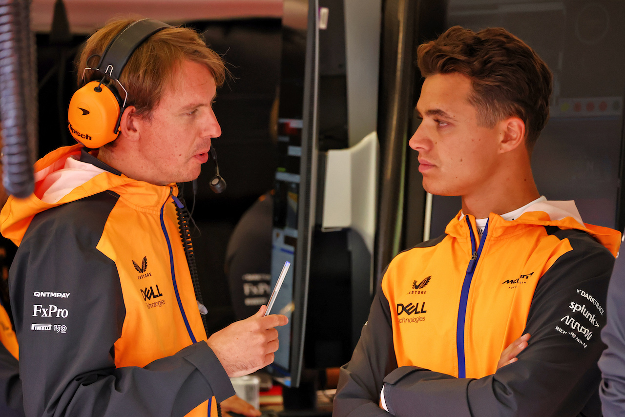 GP BELGIO, Lando Norris (GBR) McLaren.
27.08.2022. Formula 1 World Championship, Rd 14, Belgian Grand Prix, Spa Francorchamps, Belgium, Qualifiche Day.
- www.xpbimages.com, EMail: requests@xpbimages.com © Copyright: Batchelor / XPB Images