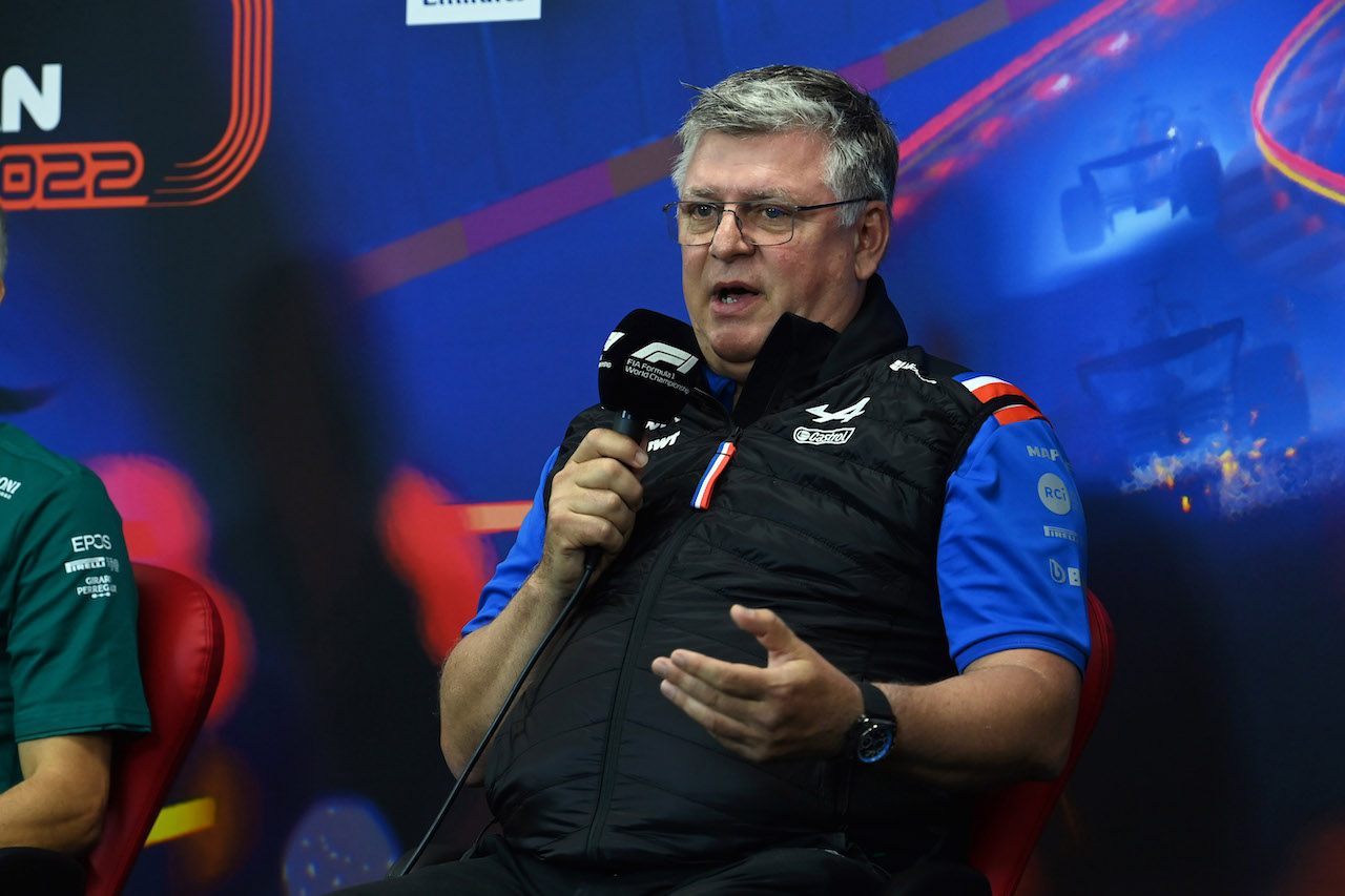 GP BELGIO, Otmar Szafnauer (USA) Alpine F1 Team, Team Principal in the FIA Press Conference.
27.08.2022. Formula 1 World Championship, Rd 14, Belgian Grand Prix, Spa Francorchamps, Belgium, Qualifiche Day.
- www.xpbimages.com, EMail: requests@xpbimages.com © Copyright: XPB Images