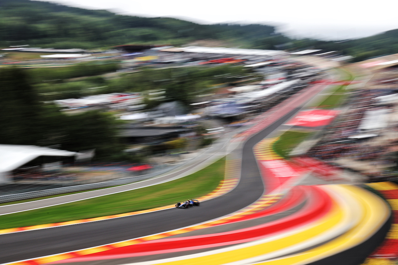 GP BELGIO, Nicholas Latifi (CDN) Williams Racing FW44.
27.08.2022. Formula 1 World Championship, Rd 14, Belgian Grand Prix, Spa Francorchamps, Belgium, Qualifiche Day.
- www.xpbimages.com, EMail: requests@xpbimages.com © Copyright: Moy / XPB Images