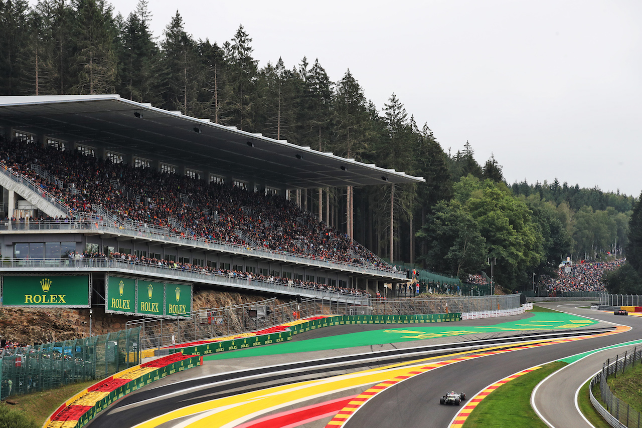 GP BELGIO, Lewis Hamilton (GBR) Mercedes AMG F1 W13.
27.08.2022. Formula 1 World Championship, Rd 14, Belgian Grand Prix, Spa Francorchamps, Belgium, Qualifiche Day.
 - www.xpbimages.com, EMail: requests@xpbimages.com © Copyright: Coates / XPB Images