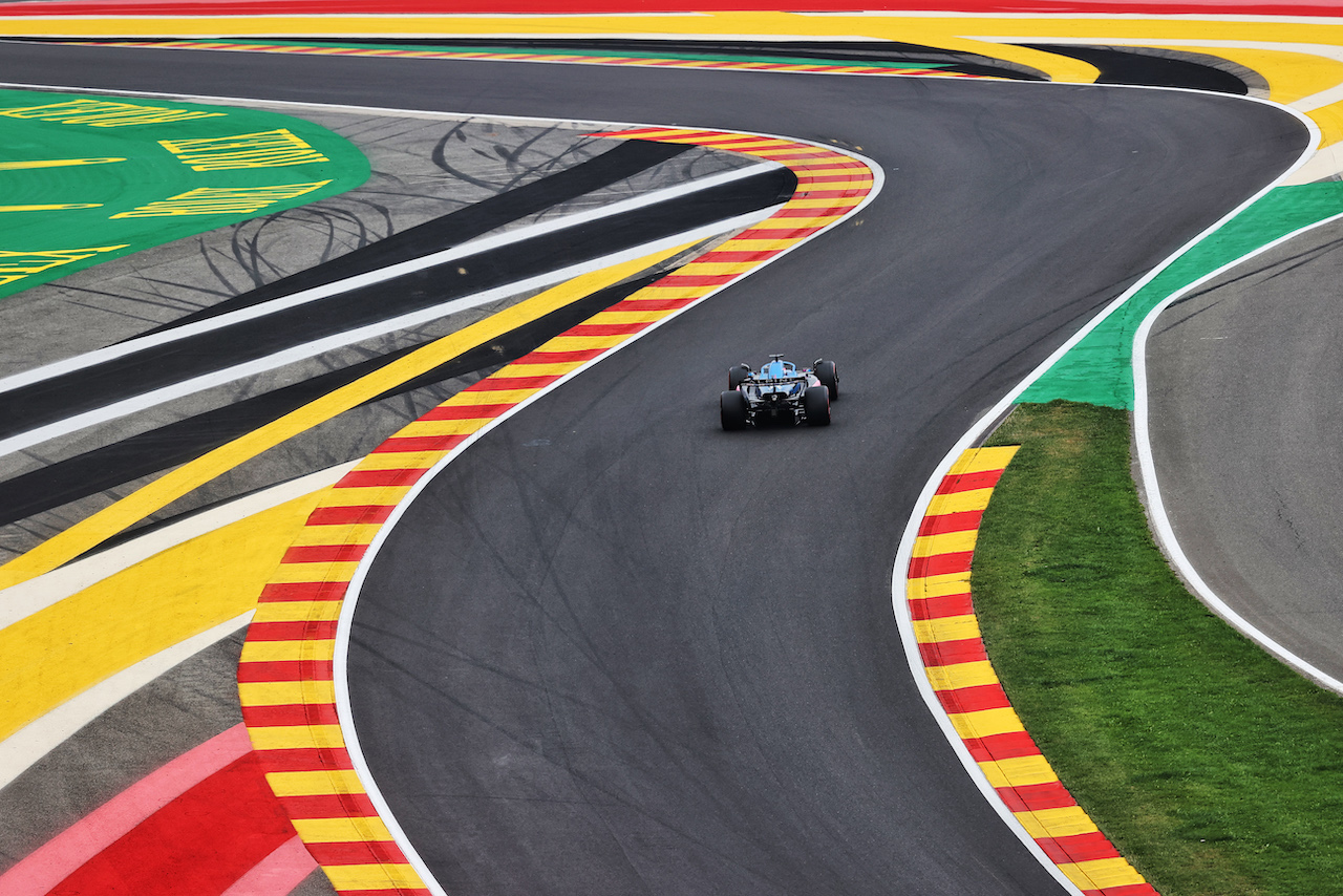 GP BELGIO, Fernando Alonso (ESP) Alpine F1 Team A522.
27.08.2022. Formula 1 World Championship, Rd 14, Belgian Grand Prix, Spa Francorchamps, Belgium, Qualifiche Day.
- www.xpbimages.com, EMail: requests@xpbimages.com © Copyright: Moy / XPB Images