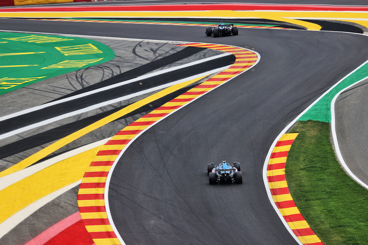 GP BELGIO, Esteban Ocon (FRA) Alpine F1 Team A522.
27.08.2022. Formula 1 World Championship, Rd 14, Belgian Grand Prix, Spa Francorchamps, Belgium, Qualifiche Day.
- www.xpbimages.com, EMail: requests@xpbimages.com © Copyright: Moy / XPB Images