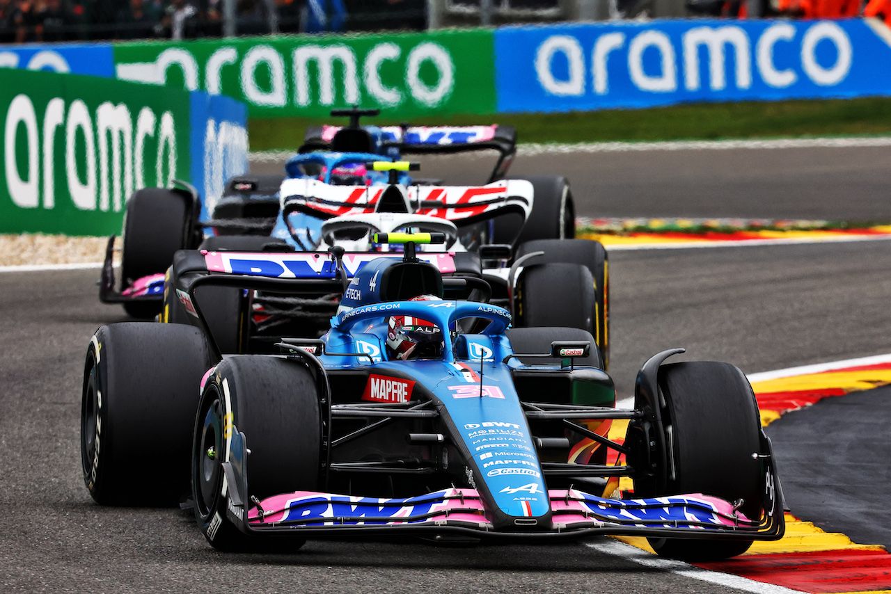 GP BELGIO, Esteban Ocon (FRA) Alpine F1 Team A522.
27.08.2022. Formula 1 World Championship, Rd 14, Belgian Grand Prix, Spa Francorchamps, Belgium, Qualifiche Day.
- www.xpbimages.com, EMail: requests@xpbimages.com © Copyright: Batchelor / XPB Images