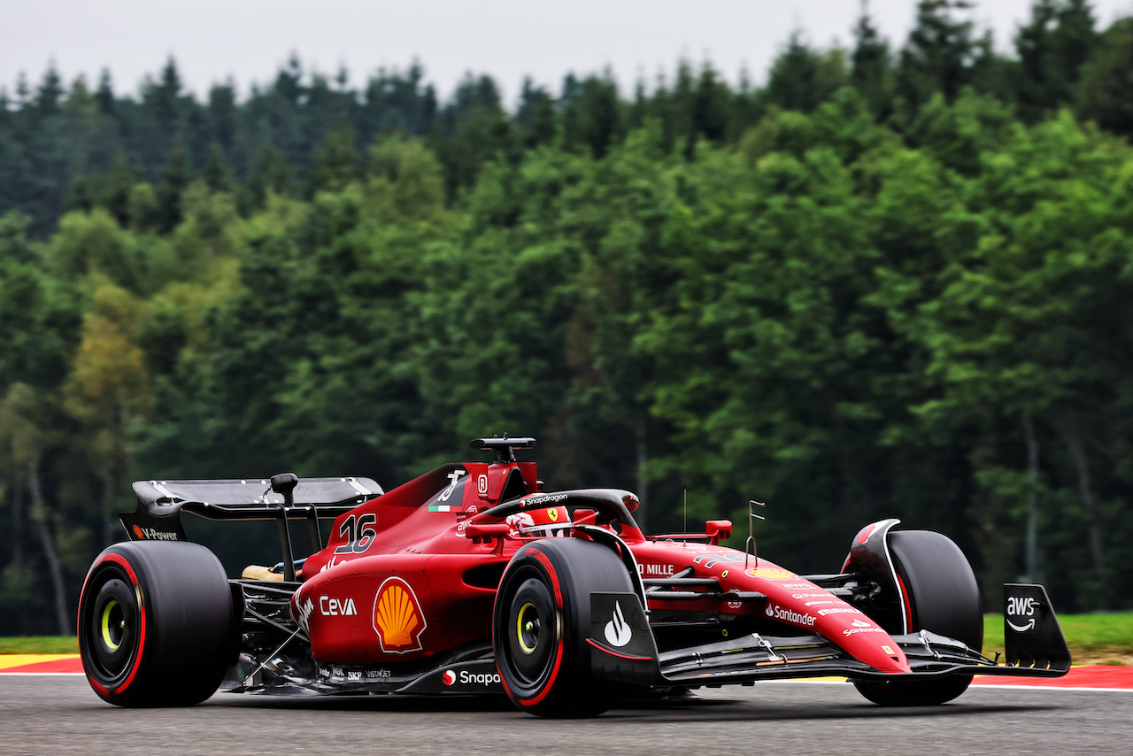 GP BELGIO, Charles Leclerc (MON) Ferrari F1-75.
27.08.2022. Formula 1 World Championship, Rd 14, Belgian Grand Prix, Spa Francorchamps, Belgium, Qualifiche Day.
- www.xpbimages.com, EMail: requests@xpbimages.com © Copyright: Batchelor / XPB Images