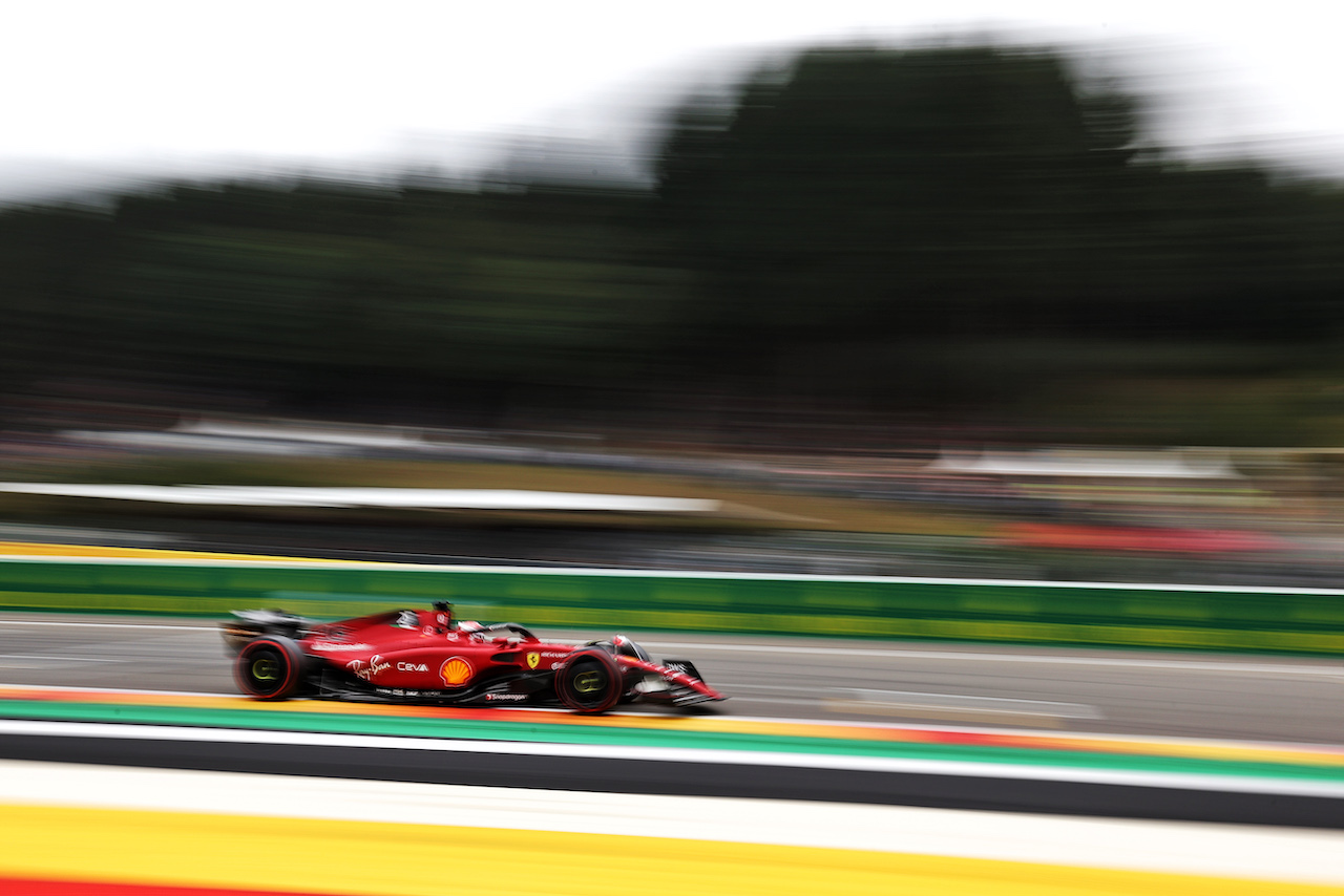 GP BELGIO, Charles Leclerc (MON) Ferrari F1-75.
27.08.2022. Formula 1 World Championship, Rd 14, Belgian Grand Prix, Spa Francorchamps, Belgium, Qualifiche Day.
- www.xpbimages.com, EMail: requests@xpbimages.com © Copyright: Moy / XPB Images