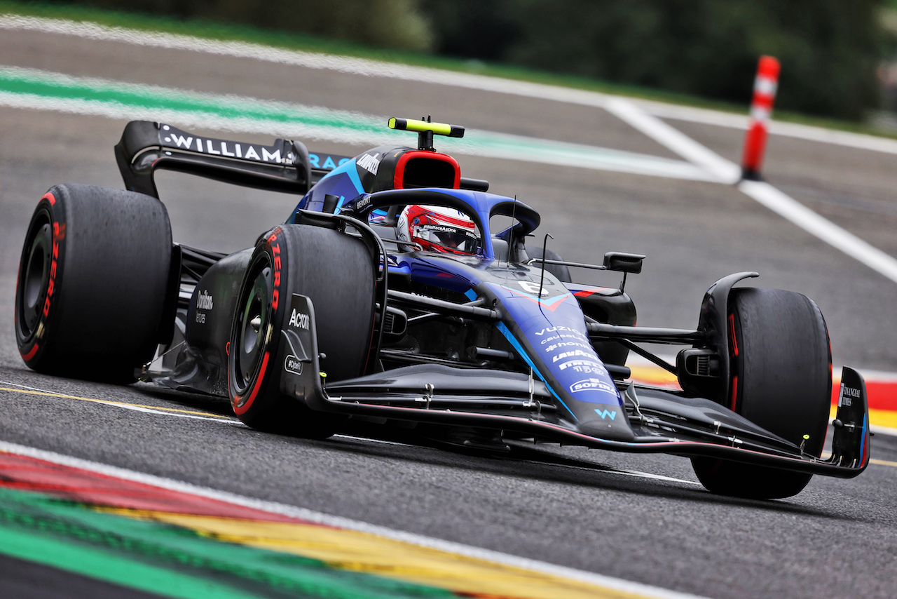 GP BELGIO, Nicholas Latifi (CDN) Williams Racing FW44.
27.08.2022. Formula 1 World Championship, Rd 14, Belgian Grand Prix, Spa Francorchamps, Belgium, Qualifiche Day.
- www.xpbimages.com, EMail: requests@xpbimages.com © Copyright: Moy / XPB Images