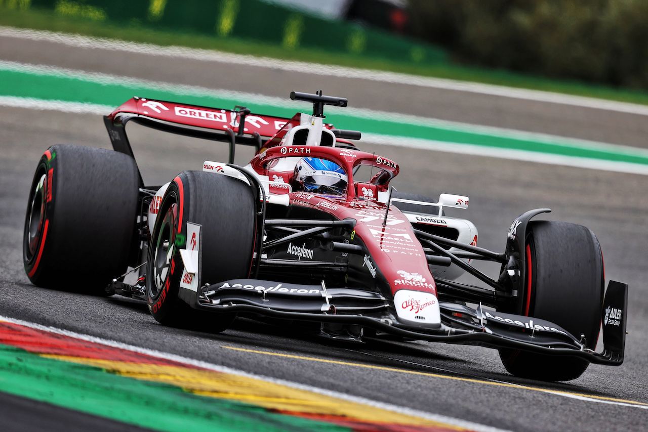 GP BELGIO, Valtteri Bottas (FIN) Alfa Romeo F1 Team C42.
27.08.2022. Formula 1 World Championship, Rd 14, Belgian Grand Prix, Spa Francorchamps, Belgium, Qualifiche Day.
- www.xpbimages.com, EMail: requests@xpbimages.com © Copyright: Moy / XPB Images