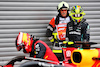 GP BELGIO, Lewis Hamilton (GBR) Mercedes AMG F1 e Carlos Sainz Jr (ESP) Ferrari F1-75 in parc ferme.
27.08.2022. Formula 1 World Championship, Rd 14, Belgian Grand Prix, Spa Francorchamps, Belgium, Qualifiche Day.
- www.xpbimages.com, EMail: requests@xpbimages.com © Copyright: Batchelor / XPB Images