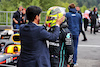 GP BELGIO, (L to R): Mohammed Bin Sulayem (UAE) FIA President with Lewis Hamilton (GBR) Mercedes AMG F1 in qualifying parc ferme.
27.08.2022. Formula 1 World Championship, Rd 14, Belgian Grand Prix, Spa Francorchamps, Belgium, Qualifiche Day.
 - www.xpbimages.com, EMail: requests@xpbimages.com © Copyright: Coates / XPB Images