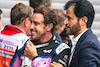 GP BELGIO, Fernando Alonso (ESP) Alpine F1 Team with Mohammed Bin Sulayem (UAE) FIA President in qualifying parc ferme.
27.08.2022. Formula 1 World Championship, Rd 14, Belgian Grand Prix, Spa Francorchamps, Belgium, Qualifiche Day.
- www.xpbimages.com, EMail: requests@xpbimages.com © Copyright: Bearne / XPB Images