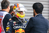 GP BELGIO, (L to R): Sergio Perez (MEX) Red Bull Racing with Mohammed Bin Sulayem (UAE) FIA President in qualifying parc ferme.
27.08.2022. Formula 1 World Championship, Rd 14, Belgian Grand Prix, Spa Francorchamps, Belgium, Qualifiche Day.
- www.xpbimages.com, EMail: requests@xpbimages.com © Copyright: Bearne / XPB Images