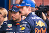 GP BELGIO, (L to R): Sergio Perez (MEX) Red Bull Racing with team mate Max Verstappen (NLD) Red Bull Racing in qualifying parc ferme.
27.08.2022. Formula 1 World Championship, Rd 14, Belgian Grand Prix, Spa Francorchamps, Belgium, Qualifiche Day.
- www.xpbimages.com, EMail: requests@xpbimages.com © Copyright: Bearne / XPB Images