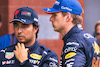 GP BELGIO, (L to R): Sergio Perez (MEX) Red Bull Racing with team mate Max Verstappen (NLD) Red Bull Racing in qualifying parc ferme.
27.08.2022. Formula 1 World Championship, Rd 14, Belgian Grand Prix, Spa Francorchamps, Belgium, Qualifiche Day.
- www.xpbimages.com, EMail: requests@xpbimages.com © Copyright: Bearne / XPB Images