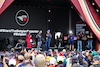GP BELGIO, Circuit Atmosfera - (L to R): Sergio Perez (MEX) Red Bull Racing e Max Verstappen (NLD) Red Bull Racing on the FanZone stage.
27.08.2022. Formula 1 World Championship, Rd 14, Belgian Grand Prix, Spa Francorchamps, Belgium, Qualifiche Day.
 - www.xpbimages.com, EMail: requests@xpbimages.com © Copyright: Coates / XPB Images
