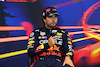 GP BELGIO, Sergio Perez (MEX) Red Bull Racing in the FIA Press Conference.
27.08.2022. Formula 1 World Championship, Rd 14, Belgian Grand Prix, Spa Francorchamps, Belgium, Qualifiche Day.
- www.xpbimages.com, EMail: requests@xpbimages.com © Copyright: XPB Images