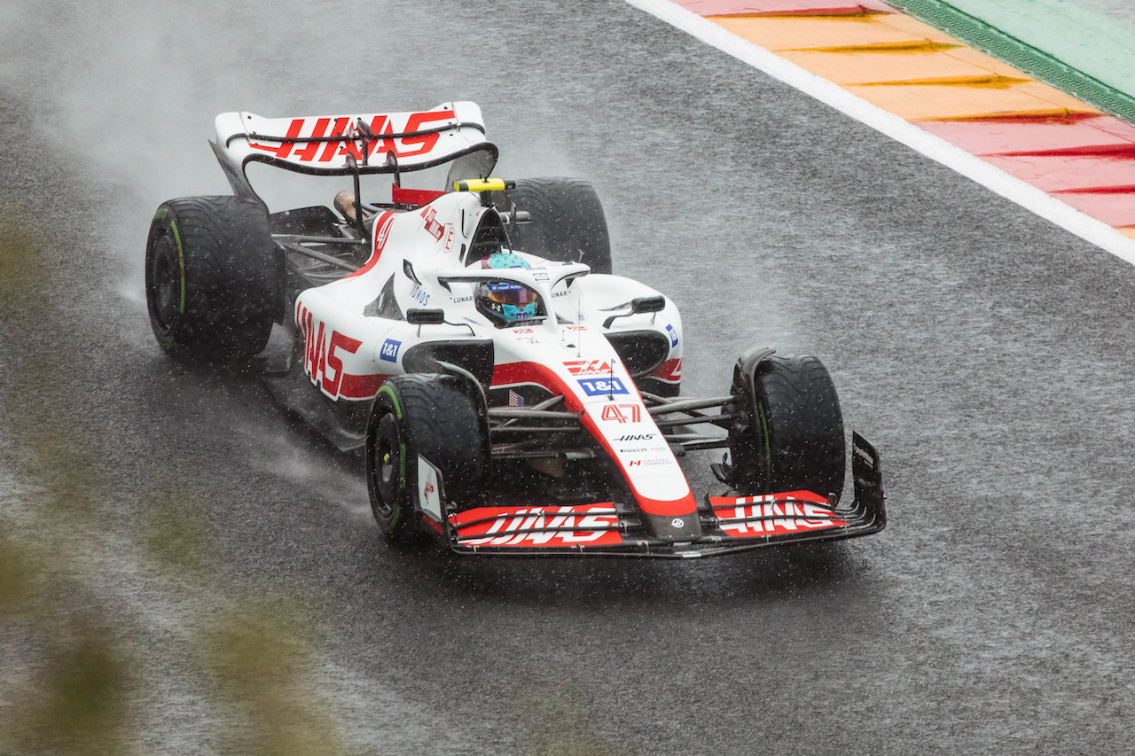 GP BELGIO, Mick Schumacher (GER) Haas VF-22.
26.08.2022. Formula 1 World Championship, Rd 14, Belgian Grand Prix, Spa Francorchamps, Belgium, Practice Day.
- www.xpbimages.com, EMail: requests@xpbimages.com © Copyright: Bearne / XPB Images
